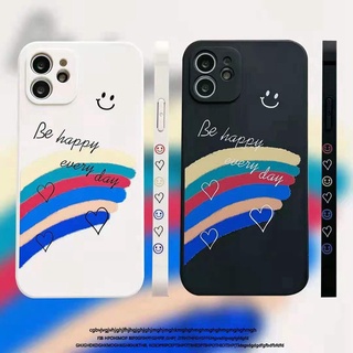 กรณี Silikon Motif Kartun ยิ้มหน้าสี สำหรับ OPPO A15/A15S/A35 A9 2020/A5 2020 F9/F9Pro Reno2Z/2F Reno4SE Reno5/Reno5K Reno5Pro Reno6 5G Reno6ProF11 A93 A95 Reno4Z A91/RenoA3/F15 A3152/S A12E A83/A83A/A83T