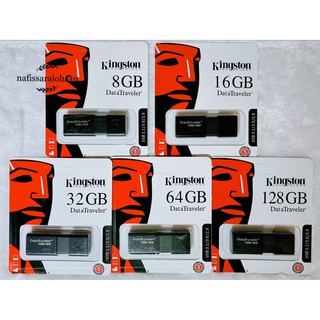 ใช้ได้ 100% แฟลชไดร์ฟ 8GB/16GB/32GB/64GB/128GB/Kingston DataTraveler 100G3 USB/ 3.1 Flash Drive (DT100G3）