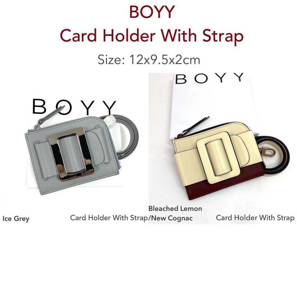 BOYY Card Holder with Strap ของแท้ 100% [ส่งฟรี]