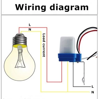 โฟโต้สวิทช์ ไฟบ้าน AC 220V 10A เปิดไฟอัตโนมัติตอนกลางคืน ปิดไฟอัตโนมัติไฟตอนเช้า รุ่น PhotoSwitch-AC