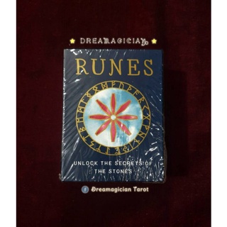 Runes Unlock The Secrets of The Stones Runes Tarot Oracle รูนส์ ไพ่ยิปซี ไพ่ทาโร่ต์ ไพ่ออราเคิล