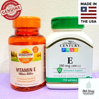 [วิตามิน E, vitamin E] 180 mg (400 IU) 21st century, Sundown Nutrition