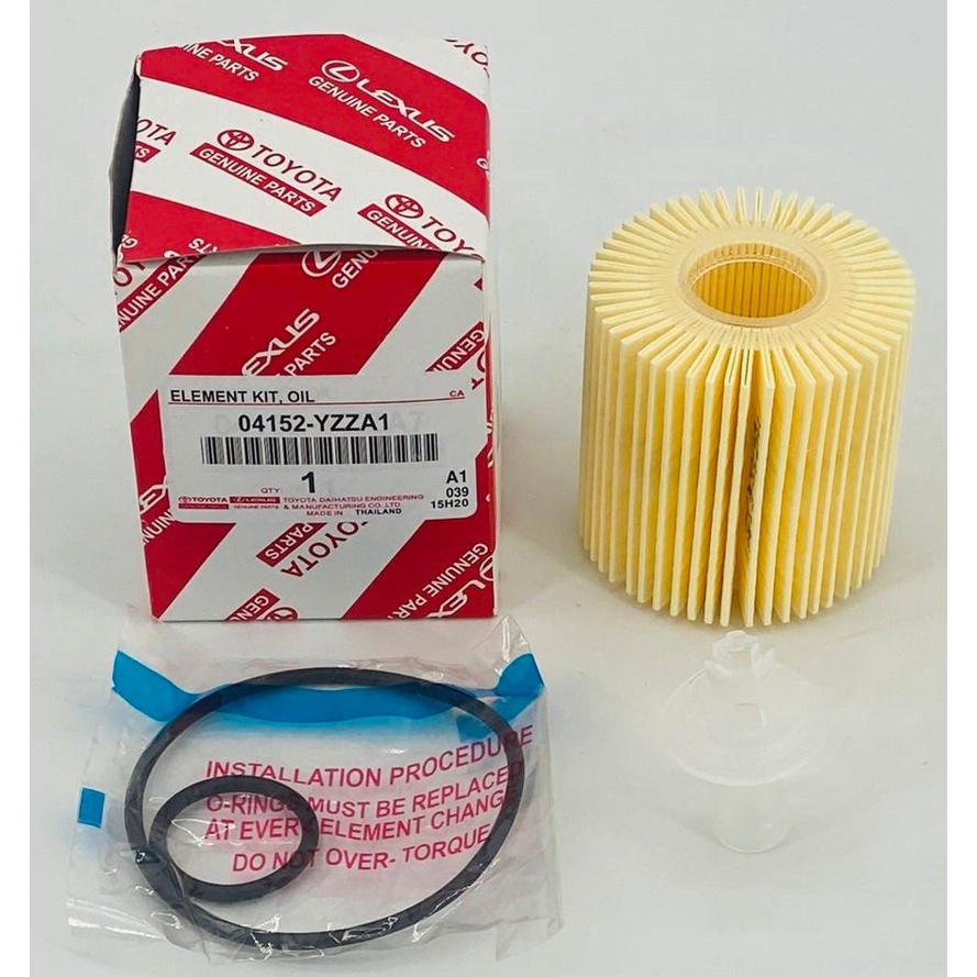 แท้ศูนย์ กรองเครื่อง ALTIS อัลติสดูโอ้ Prius พรีอุส ปี14-17 เครื่องดูโอ้ 1-3ZR-FE แบบกระดาษ / 04152-YZZA6, 04152-37010