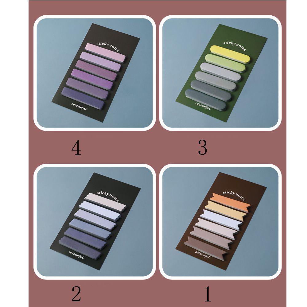 LONTIME 120 แผ่นบุ๊คมาร์ค Notepad อุปกรณ์การเรียนเครื่องเขียน ​สติ๊กเกอร์กระดาษ