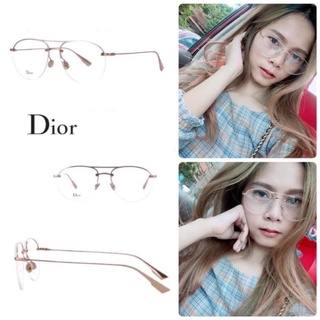 DIOR Copper Gold Aviator Eyeglasses