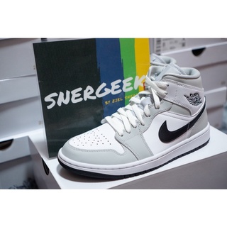 รองเท้า Jordan 1 Mid Light Smoke Grey