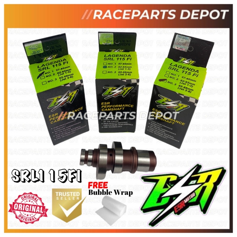 ESR Cam Shaft ฉีดเชื้อเพลิง Lagenda 115fi / SRL 115
