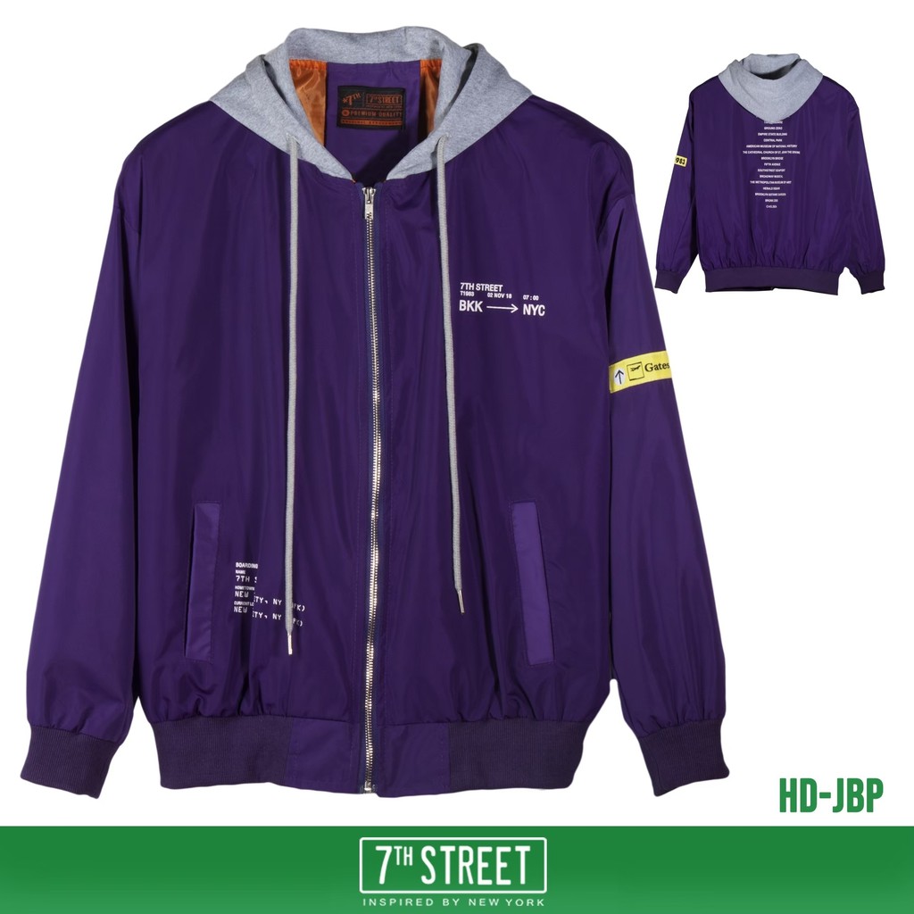 7th street เสื้อฮู้ด รุ่น Boarding Pass