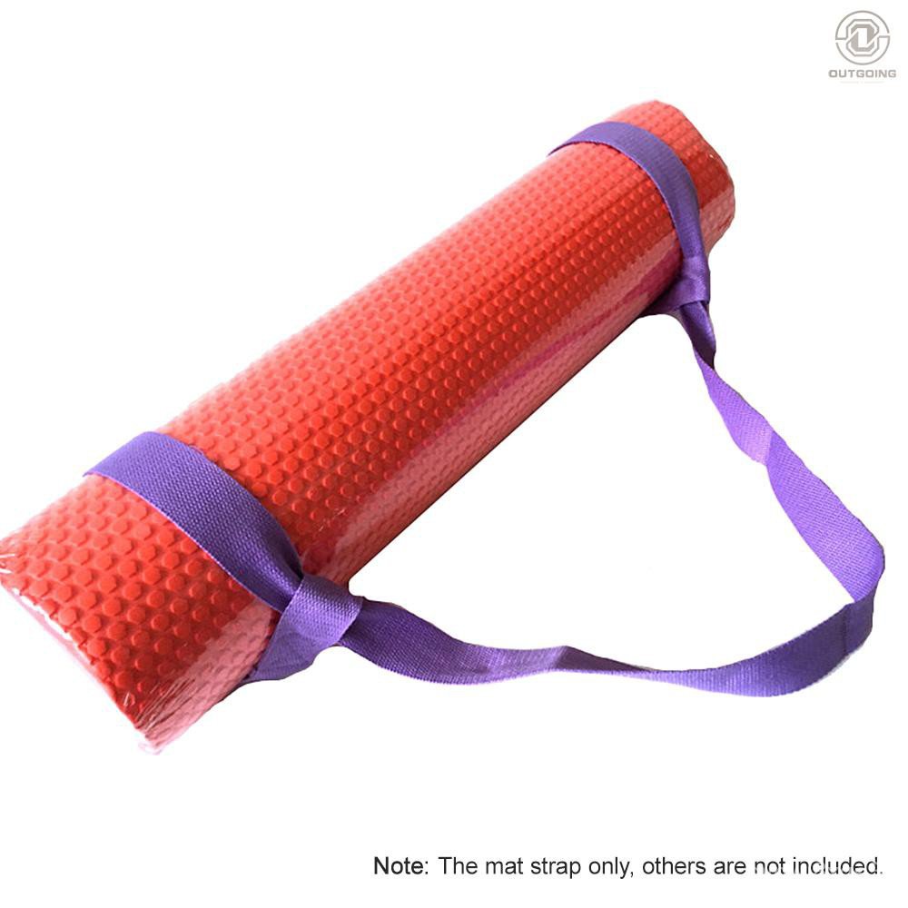 [NEWEST]Adjustable Yoga Mat Strap Cotton Mat Carrier Sling Comfy Stretching Strap Shopee Thailand