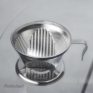 Stainless Steel Coffee Filter Cup Cone Drip Dripper Cafe Maker Holder PICK