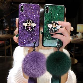 เคสโทรศัพท์แบบเคลือบเงาสําหรับ vivo v 15 pro y 17 y 12 y 15 y 91 y 95 y 81 y 81 i y 53 y 71