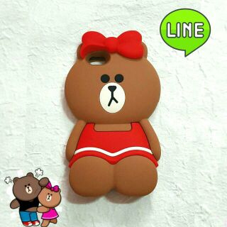 พร้อมส่ง เคส 3D หมี Chocoน้องสาวหมีบราว์นสำหรับไอโฟน6/6S ราคา 170 บาทส่งฟรี