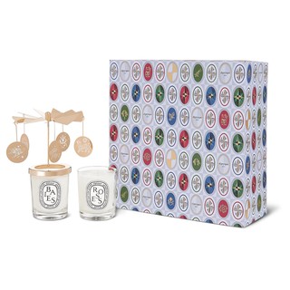 [พร้อมส่ง] ดิปทีค 💕DIPTYQUE 2019 Christmas อุปกรณ์ตกแต่งเทียนหอม (โลหะสีทอง) Carousel with 2 x เทียนหอม 70g Candle Gift