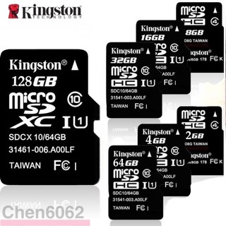 คิงส์ตัน Kingston Memory SD Card Micro SDHC Class 10 เมมโมรี่การ์ด/มี่2/4/8/16/32/64/128/258GB โทรศัพท์มือถือ/กล้องอื่นๆ