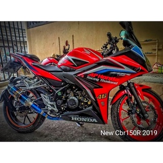 คอท่อCbr150R2019-2022 คอท่อเลสแท้ตรงรุ่น