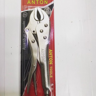 คีมล็อคปากโค้ง / ปากตรง 10” ANTON