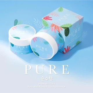 เพียว ครีมแก้ปัญหากลิ่นตัว Pure underarm ขนาด 50g. แก้รักแร้ดำ ดำตรงไหนทาตรงนั้น ของแท้100%