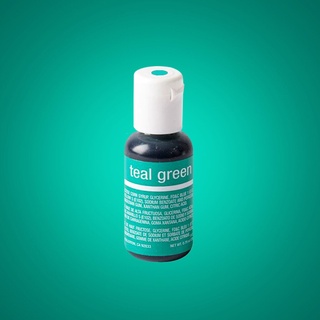 Chefmaster Teal Green Liqua-Gel Food Coloring 20ml (5120)/0.7oz สีเจลผสมอาหาร สีเขียวอมน้ำเงิน