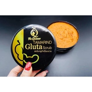 (แจกโค้ด30% กรอก INC618GR ช่องโค้ดช้อปปี้) สครับมะขาม เดอะควีน สครับกลูต้ามะขาม The Queen ขนาด 350 กรัม