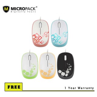 💥[[ลดล้างสต๊อก]]💥 เม้าส์ PLUG&amp;PLAY Micropack 💗💛💚💙🖤