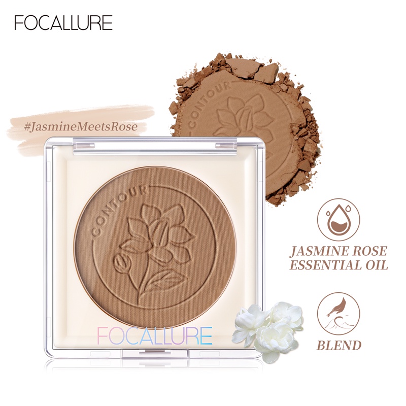 Focallure ฟูล คัฟเวอร์เรจ เนื้อครีม เรียบเนียน แป้งเชดดิ้ง # คอนทัวร์ แป้งเชดดิ้ง เรียบเนียน