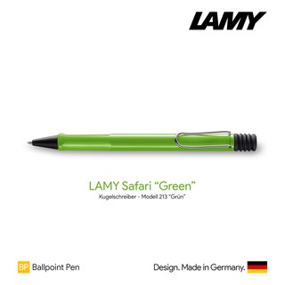 Lamy Safari Green Ballpoint Pen - ปากกาลูกลื่นลามี่ซาฟารี  สีเขียว