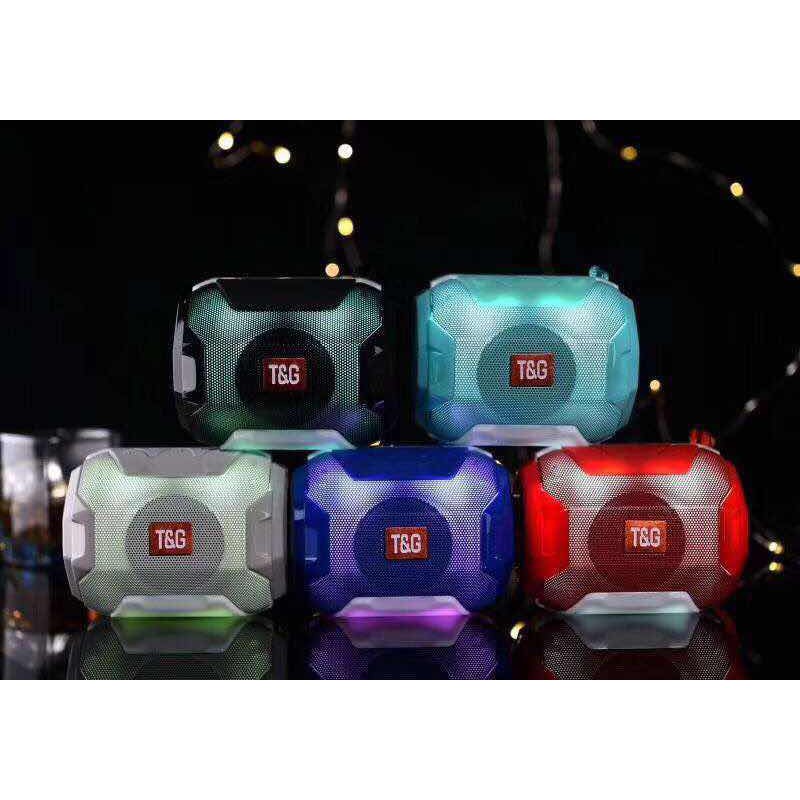 [รับประกัน 1 ปี] ลำโพงไร้สาย รุ่น TG-162 พร้อม LED ปรับไฟได้ รองรับวิทยุ FM เชื่อมต่อ Bluetooth 4.2