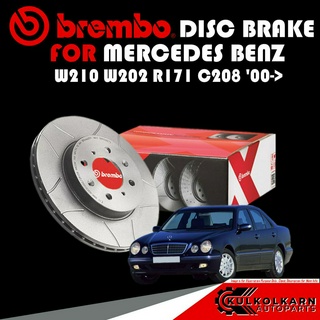 จานเบรกหน้า BENZ  W210 W202 R171 C208 (HC) 00-&gt; (M09 6845 75)