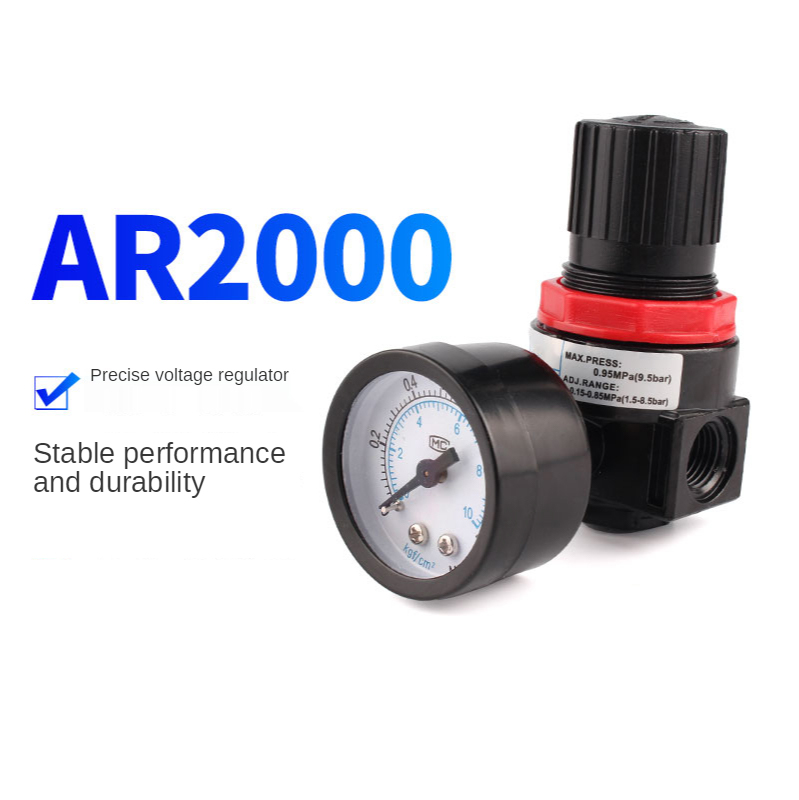 Ar2000 เกจวัดความดันอากาศ เชื่อมต่อวาล์วควบคุม