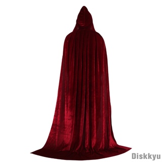 [12] Hooded Cloak Cape Halloween Costumes for Adult, Vampire Costume, Halloween Cosplay Costumes for Men and Women