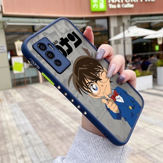 เคสโทรศัพท์มือถือ ซิลิโคนนิ่ม กันกระแทก ลายโคนัน มีลายด้านข้าง สําหรับ VIVO V23E 4G V23E 5G