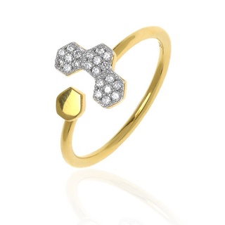 Aevari Honeycomb Open Ring Sterling silver 925