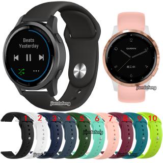 สายนาฬิกาข้อมือซิลิโคน สําหรับ Garmin Vivoactive 4 Active 4s