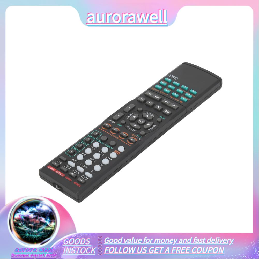 เปลี่ยนรีโมทคอนโทรล Aurorawell สําหรับ Yamaha RAV284 WN05820EX RX‐V363 RX‐V363‐B RX‐V365