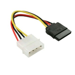 สายแปลง Power SATA SERIAL (Molex 4 pin to 15Pin SATA Power cable) สายแปลงสาต้า สายแปล