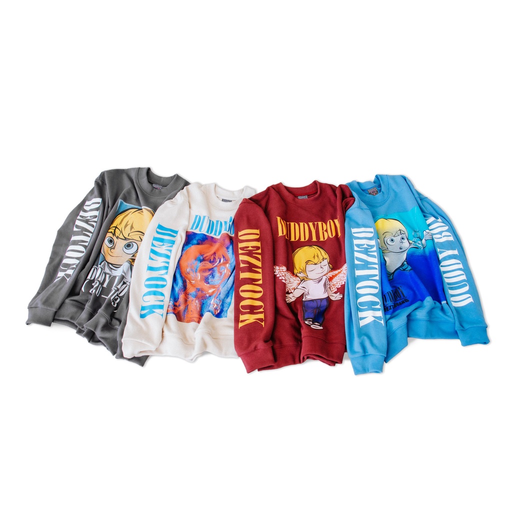 [ ของแท้ ] เสื้อแขนยาว Deztock Duddy boy Replica Nirvana Sweater  ( Collection Vintage Replica Nirva