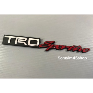 #TRD Sportivo โลโก้ #LOGO ชิ้นงานพลาสติกABS #สติ๊กเกอร์ติดรถยนต์#เพลทแต่งรถ #Logo Sticker