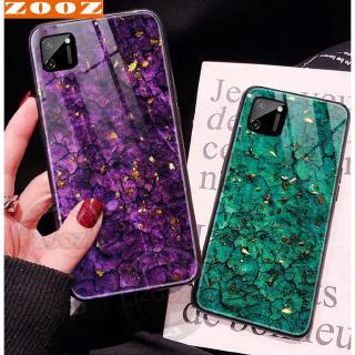 Realme C55 C35 C33 C31 C30 C30s C15 C11 10 9 Pro Plus Pro+ 5G Real me 5i 5s 5 Pro Marble Glitter Soft Case Epoxy Gold Foil TPU Phone Cover Bling Silicon Casing Shell