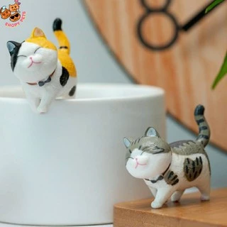 เลือกแบบ/สีได้😻😸โมเดลแมวอ้วนน่ารัก แมว โมเดล โมเดลแมว ฟิกเกอร์แมว ตุ๊กตาแมว ลูกแมว แมวกาชาปอง แมวอ้วน DC2