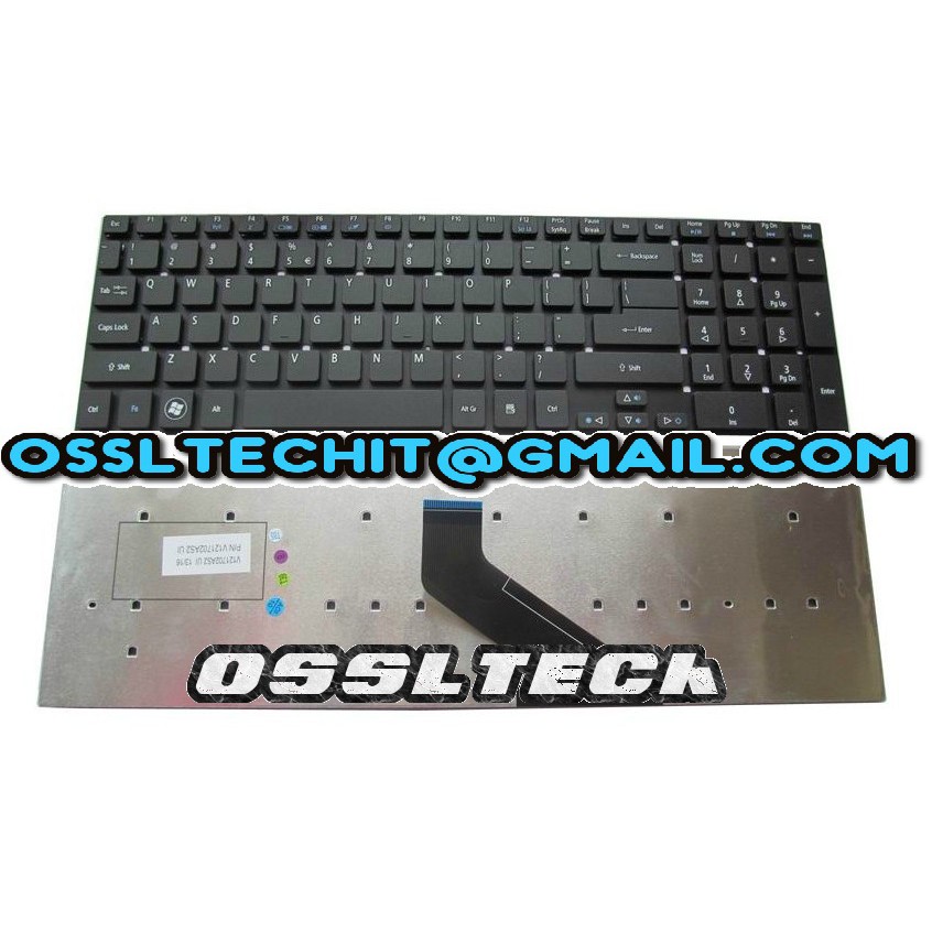 ACER Aspire E1-522 V3-572 AS5755 V3-772G E1-530 E1-532 E5-511 NV55S 5830 5755 5830TG แป้นพิมพ์แล็ปท็