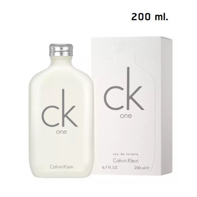 CK Calvin Klein CK ONE Edt 200ml. กล่องซีล