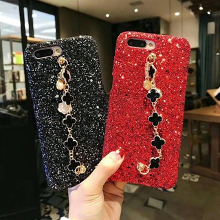 เคสโทรศัพท์มือถือ ลายกากเพชร พร้อมสายคล้องมือ สําหรับ OPPO Reno 8 7 6 5 4 Pro 5F 4F 4Z A78 A58 A57 A77 A77s A17 A96 A95 A94 A93 A76 A74 A54 A16 A16s A54s A15 A15s