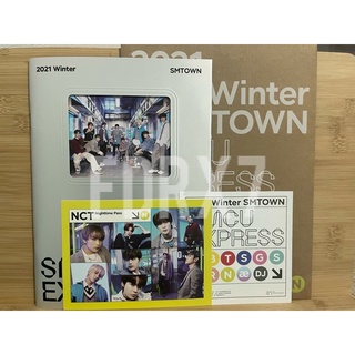 พร้อมส่ง (อัลบั้มแกะ) 2021 Winter SMTOWN - SMCU EXPRESS Nighttime การ์ดแทยง ไม่มีโปสใหญ่