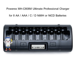 เครื่องชาร์จถ่าน AA/AAA/C/D  Powerex MH-C808M