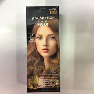 ครีมเปลี่ยนสีผม Just Modern wonder Color J5 น้ำตาลประกายทอง