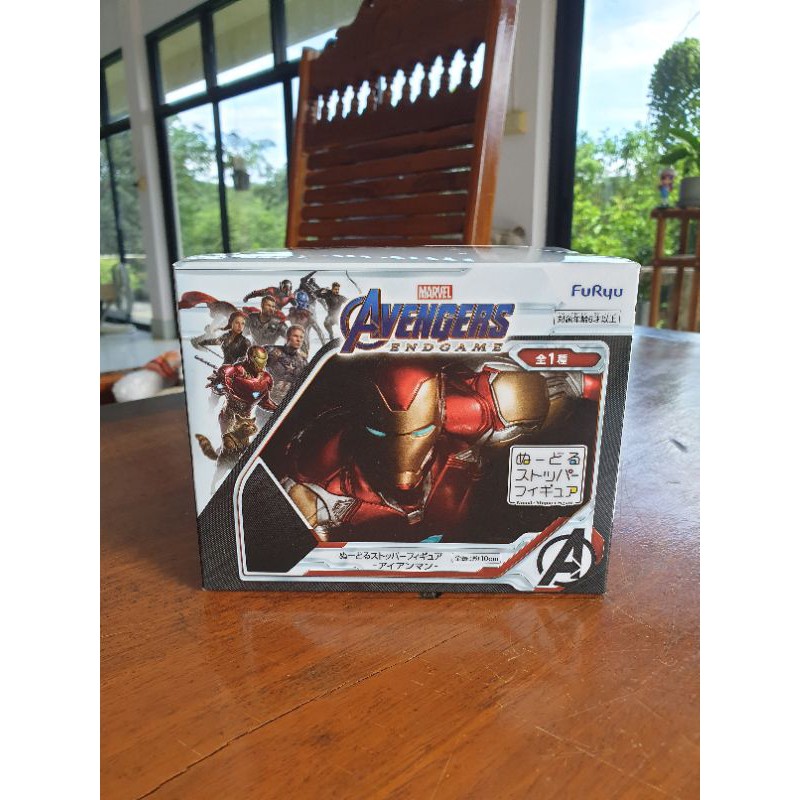 โมเดล ฟิกเกอร์ มาเวล แท้ จากญี่ปุ่น Marvel Avengers End Game ,Iron Man Noodle Stopper Figure -Furyu