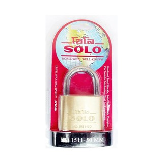 กุญแจ กุญแจสปริง SOLO 1511-50 50 MM PB