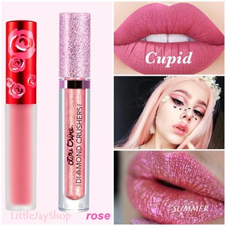 Limited Lime Crime รุ่น Rose Set 2 แท่ง ไซส์ ปกติ ของแท้ พร้อมส่ง (เนื้อแมทช์กับกลิทเตอร์)