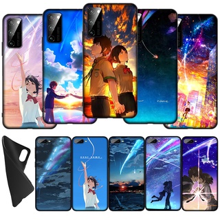 เคสซิลิโคนนิ่ม ลายอนิเมะ Your Name AU70 สําหรับ OPPO Reno 5 5G 5K 5Pro Plus Find X3 Lite Neo