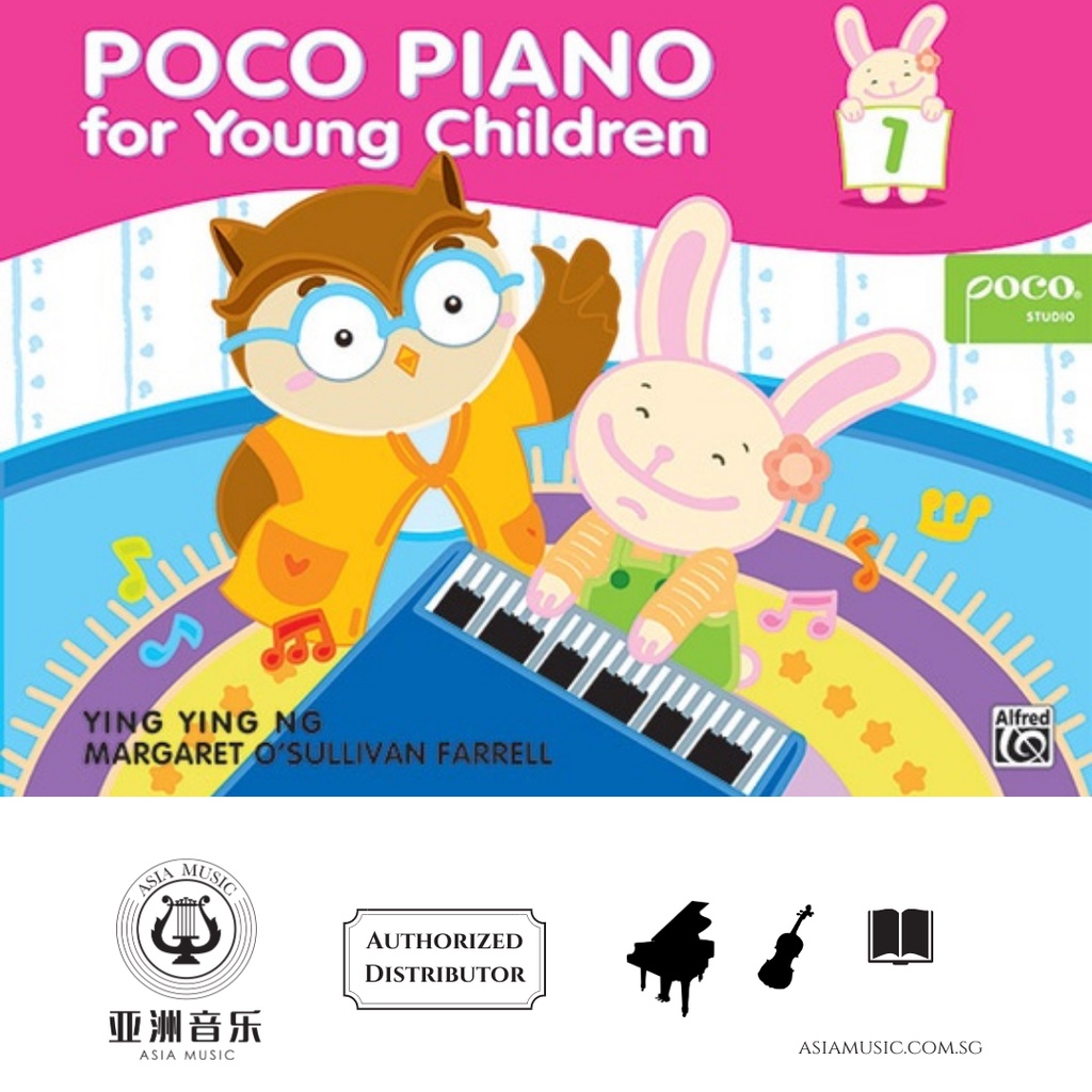 AUTHORZED DISTRIBUTOR - POCO PIANO FOR YOUNG CHILDREN - หนังสือ 1 - YING YING NG